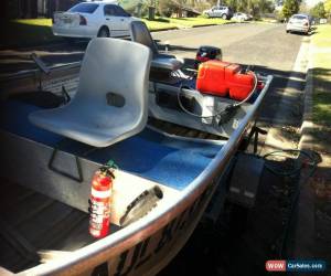 Classic quintrex 12 ft aluminium boat and motor and trailer. both Registed..2017. for Sale