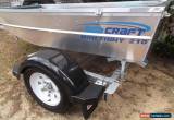 Classic boat and trailer aluminum 3.3 mtr ranger on a T12 galvanised trailer Belrose SYD for Sale