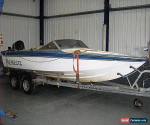 Classic Fletcher 21ft speedboat Mercury 200  powerboat for Sale
