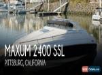 1991 Maxum 2400 SSL for Sale