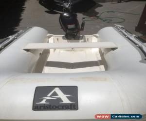 Classic Inflatable boat with 5hp Tohatsu outboard for Sale
