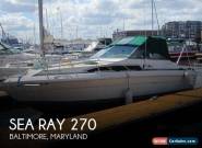 1988 Sea Ray 270 for Sale