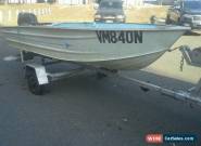 De havilland tinny 12ft boat trailer 8hp johnson outboard 11 months rego  for Sale