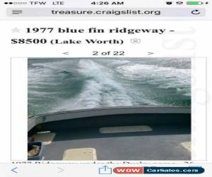 Classic 1977 Ridgeway blue fin for Sale