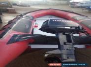 quicksilver inflatable 3.6 metre 12ft boat tohatsu engine and trailer speedboat for Sale