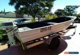 Classic Aluminium Boat / Tinny 4.5m for Sale