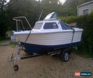 Classic L@@K Rare 16ft Fast Fisher Boat with 40hp Mariner outboard Engine and Trailer  for Sale