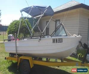 Classic Boat 4.2m  Aluminium with tilt Trailer and Motor for Sale