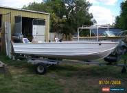 Renovated 4.8m Aluminum Booker 40hp motor Mariner boat for Sale
