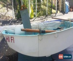 Classic Sailing Fibreglass  Dinghy - Nesting for Deck Stoage for Sale
