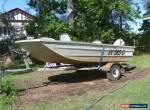 3.7M sea jay nomad gal trailer reg on both all accessories + spare outboard for Sale