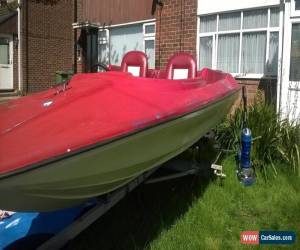 Classic 16 FT SHAEKSPEARE SPEEDBOAT PROJECT ON GALVANISED TRAILER  for Sale