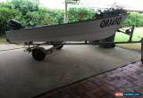 Classic Tinnie, outboard and trailer for Sale