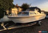 Classic NORMAN CONQUEST TWIN CABIN CRUISER + YAMAHA 9.9HP FOUR STROKE OUTBOARD for Sale