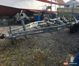 Classic Indespension super roller coaster 3.5 ton triple axle galvanised trailer for Sale