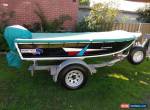 Quintrex 350 Traveller tinny boat, Yamaha 15hp outboard  & Dunbier boat trailer for Sale
