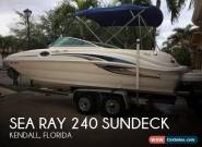 2000 Sea Ray 240 Sundeck for Sale