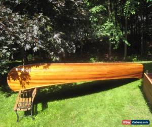 Classic Cedar Stripped Canoe for Sale