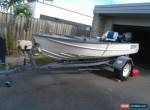 Clark 4.25 Meter Aluminium Tinnie For Sale Comes  with 25 HP Outboard Motor. for Sale