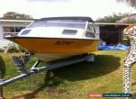 STREAKER 15FT HALF CABIN 50HP JOHNSON OUTBOARD AND TRAILER CAN SHIP AUST WIDE for Sale