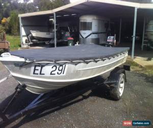 Classic SAVAGE 12 FOOT TINNY AND TRAILER WITH 15HP for Sale