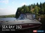 2009 Sea Ray 260 for Sale