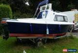 Classic 19ft fishing/cabin boat with space for two berths WITH TRAILER!! for Sale