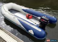 Honwave T40 4m Inflatable Boat & Tohatsu 15hp Outboard Engine with Road Trailer for Sale