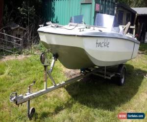 Classic 15ft DAY BOAT with TRAILER and 25HP OUTBOARD FISHING DORY 15' Glastron Bowrider for Sale