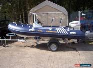 EXCEL VOYAGER 390 RiB RIGID INFLATABLE BOAT/ EVINRUDE 30HP/ ROLLER TRAILER for Sale