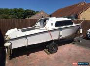 16ft Cabin Boat with Trailer and Outboard Engine for Sale