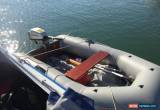 Classic Motor boat inflatable with 5hp Honda outboard full set ready to use, delivery for Sale
