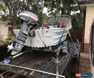 Classic 4m Quintrex tinny and 35HP with trailer quick sale get in quick. for Sale