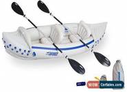 Sea Eagle 330 Inflatable Kayak with Deluxe Package for Sale
