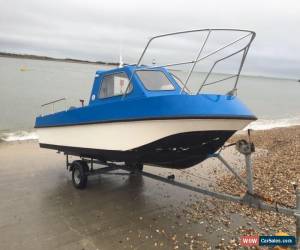 Classic 17ft Task Force dory fishing boat with cabin,  60HP Yamaha for Sale