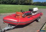 Classic Avon Sportboat S340 RIB With Johnson 25HP Outboard and Trailer no swap for Sale