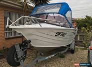 2008 Mercury Quicksilver aluminium boat, 60hp Mercury motor, Great fishing boat. for Sale