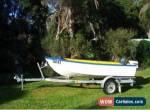 Savage Snipe 3.7m aluminium boat with outboard motor and trailer for Sale