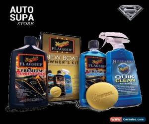 Classic MEGUIARS FLAGSHIP BOAT OWNERS KIT BOAT WASH CARE M6375 MARINE GIFT PACK PRESENT for Sale