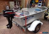 Classic Savage Kingfisher boat Mercury motor and galv trailer for Sale