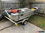 3.8m Sea Al tinny with Trailer, strong little boat, great package & well priced for Sale