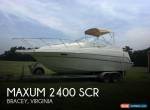 2000 Maxum 2400 SCR for Sale