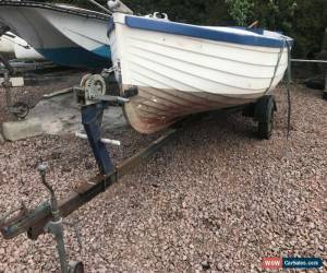 Classic Boat with inboard Lister Petter diesel engine on trailer for Sale