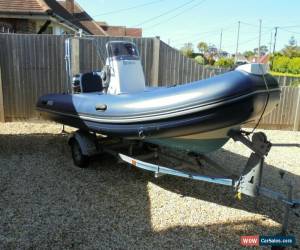 Classic Brig 450L RIB Boat with Evinrude Etec 30HP and Snipe Road Trailer for Sale