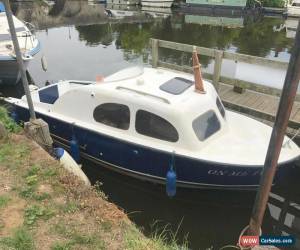 Classic Tod Tuna - 21ft Cabin Cruiser/ River/ Sea boat with new Honda 15hp engine. for Sale