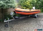 Humber Inflatable (SIB) 5m with Yamaha 40hp 2 Stroke and Galvanised Trailer for Sale