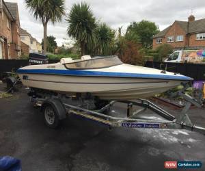 Classic Speedboat 14ft Evinrude 70HP Simms Fletcher Snipe Sports Boat for Sale