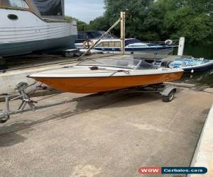 Classic FLETCHER SPEED BOAT, on trailer with Evinrude outboard for Sale