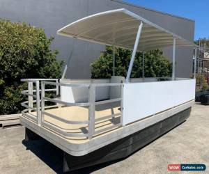 Classic 6 x 2.4 PONTOON BOAT FISHING WORK DIVE BARGE MINI HOUSE BOAT NEW for Sale