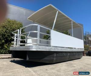 Classic 6 x 2.4 PONTOON BOAT FISHING WORK DIVE BARGE MINI HOUSE BOAT NEW for Sale